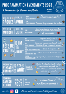 Post "programmation des événements 2023" de Asso Fro