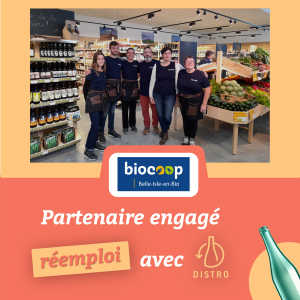 Post pour un magasin biocoop partenaire de Distro 2